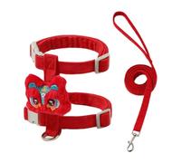 Travel Cat Harness,Anti-Escape Puppy Clothes With Dance Lion Decor - Adjustable Cat Chest Harness And Leashes, Pet Outdoor Wear Supplies For Walking, Jogging, Training