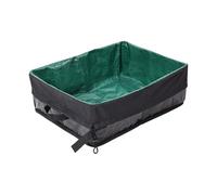 Travel Cat Litter Box | Low Entry Cat Litter Box | Open Top Foldable Tray Portable For Indoor Travel Kittens Compatibility Corner Placement
