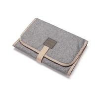 Travel Changing Mat, Portable Changing Mat Waterproof Compact Diaper Changing Pad Lightweight Changing Station (Grey)