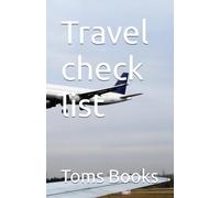 Travel check list