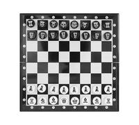 Travel Chess Game, Foldable Game Board Board Game for Children and Travel and Home Table Learning Outdoor Family Evening