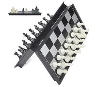 Travel Chess Set | Portable Magnetic Board | Foldable and Portable Game for Beginners Adults Camping Outdoor Home