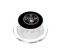 Travel City Ireland Dublin Eire Flag Design PopSockets PopGrip for MagSafe