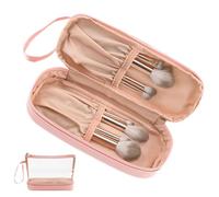 Travel Clear Toiletry Bag - Travel Pouch Make up Bags - Makeup Storage Organizer, Cosmetic Makeup Case for Travelling Toiletries Accessories Brushes