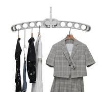 Travel Clothes Rack, Clothes Airer | Portable Designer 5 Holes Hotel Hangers, Travel Supplies | Space Saving Business Travel Skirt and Pants Hanger for Indoor Clothes