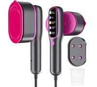 Travel Clothes Steamer, 2 in 1 Handheld Steamer & Iron for Clothes,1200W Large Power,Ready to Use in 15s,20g/min Steam Output,5 Modes for Various Fabric,Portable Garment Steamer for Travel,Home,Office