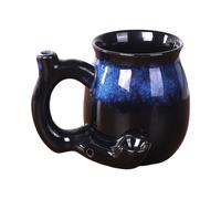 Travel Coffee Cup,380ml Heat-Resistant Microwave-Safe | Hot Chocolate Ceramic Mug with Handle - for Hot Cold Milk Ice Water Juice Latte Cocktail Girlfriend Boyfriend Husband Wife Mother Father