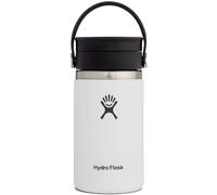 - Travel Coffee Flask 354 ml (12 oz) - Vacuum Insulated Stainless Steel Travel Mug with Leak Proof Flex Sip Lid - BPA-Free - Wide Mouth - White
