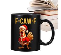 Travel Coffee Mug,Ceramic Prank 350Ml - Rooster Coffee Cup - for Women Kids Men Adults Friends Home Wine Milk Beer Kitchen Work Juice