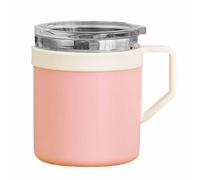 Travel Coffee Mug - Double-Walled Stainless Steel Drinkware, Insulated Vacuum Tankard, Portable Leakproof Pot, Metal Matte Texture Sipper | Women Men Home Kitchen Office Bar Birthday