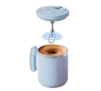Travel Coffee Mug - Selff Stirring Mug - Automatic Magnetic Mixing Mugs - 400 ml Rechargeable Self-Firring Mugs - Electric Car Cup for Coffee, Milk, Cocoa, Tea, Kitchen Mixing Tool for Hot Drinks