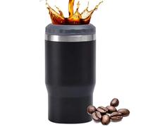 Travel Coffee Tumbler, Travel Coffee Mug - Insulated Cooling Mug Stainless Steel 14oz | Portable Travel Flask, Double Wall Vacuum Insulation Cup for Hot Drinks & FR