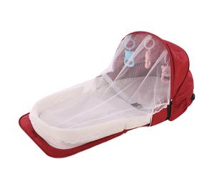 Travel Companion Bassinet, Portable & Versatile Baby Bed with Aluminum Alloy Frame, Lightweight for On-The-Go Parents