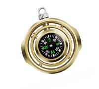 Travel Compass for Hiking and Backpacking, Metal Outdoor Compass with Carry Loop and Round Frame Design Portable Hiking Camping Direction Pocket Travel Metal Backpacking Trail Direction Tool Compact
