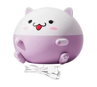 Travel Contact Case - Pink, Cute Rechargeable Box, RGP Scleral Applicator Tool, Built-in LED Light, Portable Container, Soft Silicone Tweezers | A