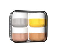 Travel Containers for Toiletries Silicone Cream Jars with Clear Bag Travel Accessories for Cosmetic Face Body Hand Cream