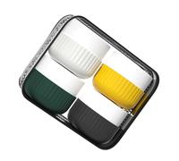Travel Containers for Toiletries Silicone Cream Jars with Clear Bag Travel Accessories for Cosmetic Face Body Hand Cream