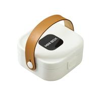 Travel Cord Organizer Case | Portable Cable Box with Handle - Tech Organizer Travel Case,for Women Home School Gym Daily Commute Business Trip Car Airplane, White, Refer to description, Unisex
