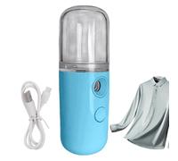 Travel Cordless Face Steamer - Cordless Mist Sprayer, Compact Facial Steamer | 30ml Water Tank Beauty Device, Portable Skin Hydration Tool, Mini Facial Moisturizer for Bedroom Travel skin care Session