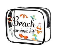 Travel Cosmetic Bag, Clear Vision, Large Capacity, Dustproof Storage, Travel Cosmetic , Toiletries, for Bathroom, Swimming Pool, Gym, Hotel, Holiday, Outdoor, Women