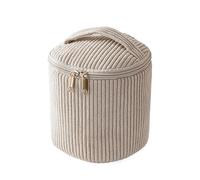 Travel Cosmetic Bag, Corduroy Storage Organizer, Portable Cosmetic Bag | Large Capacity Toiletry Bag That Can Accommodate For Makeup, b, Please refer to the description