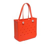 Travel Cosmetic Bag, EVA Beach Bag, Large Capacity Multi-Color Handbag, 3 Sizes(Orange,M)