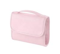 Travel Cosmetic Bag | Foldable Makeup Organizer with Handle and Zipper | Large Capacity Toiletry Concut for Women and Men | Bathroom Storage for Shower, Gym, Hot, pink, Please refer to the description
