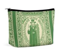 Travel Cosmetic Bag,Irish Blessing St Patrick's Day Print Handheld Cosmetic Travel Bag,Simple Cosmetic Bag,Cosmetic Bag for Purse