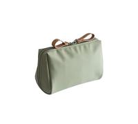 Travel Cosmetic Bag Makeup Bag Simple Solid Color Cosmetic Bag for Women Pouch Toiletry Bag Waterproof Make Up Purses Case for Travelling(Green)