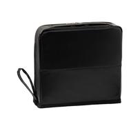 Travel Cosmetic Bag - Standing Makeup Bag - Waterproof Large Capacity with Compartments Portable Pouch for Women and Men Toiletries Camping Business Travel, Black, Se référer au descriptif, Refer to