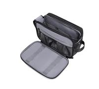 Travel Cosmetic Bag Waterproof Travel Toiletry Bag Dry Wet Separation Large Capacity Ladies Women Lightweight Cosmetic Makeup Bag Handbag for Travelling(Black)