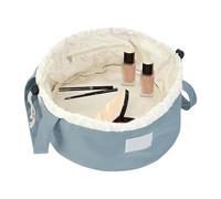 Travel Cosmetic Bags for Women, Drawstring Makeup Bag - Drawstring Cosmetic Organizer Case | Travel Pouch for Cosmetics, Cellphone, Keys, sapphire, riferimento alla descrizione, Please refer to