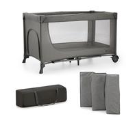 Travel cot 2in1 JOY 2 dark grey