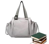 Travel Cradle Bag, Diaper Bag for Women | Multi-Compartment Organizer Shoulder Backpack with Handles - Large Capacity Women Backpack for Teacher Student Nurse Sister Friends, grey, riferimento