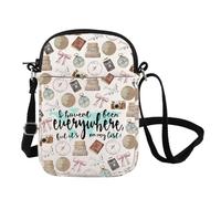 Travel Crossbody Bag World Travel Gift Fly Safe Gift TravelerMessenger Bag Adventure Enthusiasts Explorer Bag, My List Cb, Messenger Bag