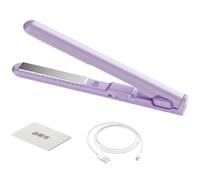 Travel Curling Iron - Portable Hair Straightener, Cordless Curling Iron | Fast Heating Hair Styling Tool, Small Wand and Flat for Women Girls Travel Home