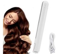 Travel Curling Iron Straightener, Small Curling Iron, Flat Curlers Tool, Fast Heating Plates, Travel-Friendly Size, 17.0x2.2x2.2cm, for Vacations Or Trips