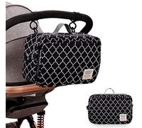 Travel Diaper Bag, Baby Stroller Organizer Multipurpose Baby Bag Waterproof Diaper Tote Bag for Boys Girls (Geometry)