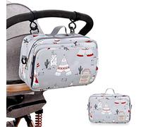 Travel Diaper Bag, Baby Stroller Organizer Multipurpose Baby Bag Waterproof Diaper Tote Bag for Boys Girls (Bear)