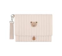 Travel Diaper Pouch Bear Embroidery Foldable Organizer