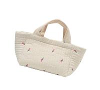 Travel Diaper Storage Bag Embroidery Pattern Handbag Pushchair Hanging Bag for Women Large Capacity Fashion Mom Embroidered Mom