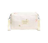 Travel Diaper Storage Bag Embroidery Pattern Handbag Pushchair Hanging Bag for Women Large Capacity Fashion Mom Stylish Mothers