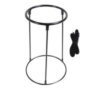 Travel Djembe Stand, Carbon Steel Djembe Floor Stand, Lightweight Portable African Drum Stand with Metal Rings and Straps, for Home and Shops, Compatible with 8.5-12 Inch Djembe