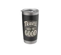 Travel Does The Good Adventure Mindset Trip - Stainless Steel Insulated Tumbler