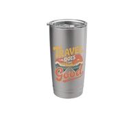 Travel Does The Good Adventure Mindset Trip - Stainless Steel Insulated Tumbler