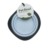Travel Dog Bowl, Portable Folding Bowl for Water and Food, Feeding Bowl with Carabiner Hook as Food Container for On the Go Hiking and Walking