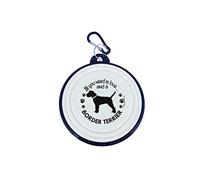 Travel Dog Bowls - Collapsible Bowl - Small Dogs (Border Terrier)