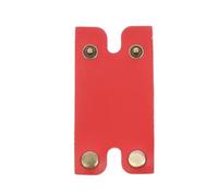 Travel Double Edge Razor Head Cover Protective Sleeve, Long Handle Universal Manual Scratch Resistant Shaver Cover(red)