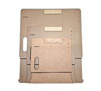Travel Drawing Board MDF Sketch Board with Elastic Magnet Pen & Paint Brush Wooden Tote Hardboard Clipboard with Handle - Painting, Sketching & Drawing - Studio, Art Class & Office (All 3 Size's)