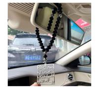 Travel Dua Arabic Rearview Mirror Stainless Steel Car Hanger Islam Muslim Car Pendant Turkish Prayer 33 Beads